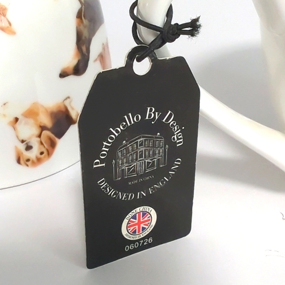 Portobello Bone China The Dog Loves Me Best Jumbo Mug Set - Picture 6 of 6